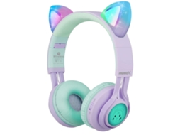 Auscultadores Bluetooth ENKES  para Crianças Sem Fio com Microfone para Iphone Roxo