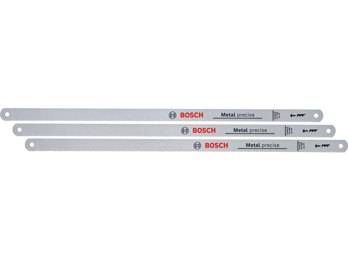 Lâminas de Serra Arco BOSCH (300 mm - TPI 24 - 3 Peças)