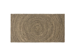 Vidaxl Tapetes De Área Natural E Preto 80 X 150 Cm Juta