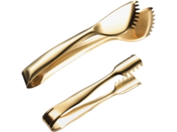 Pinça De Gelo Abaodam Aço Inoxidável 2 Peças Para Churrasco E Camping, Design Simples E Confortável, Leve E Durável Para