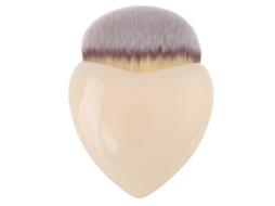 Pincel De Maquiagem Coração Multifuncional Para Base E Blush