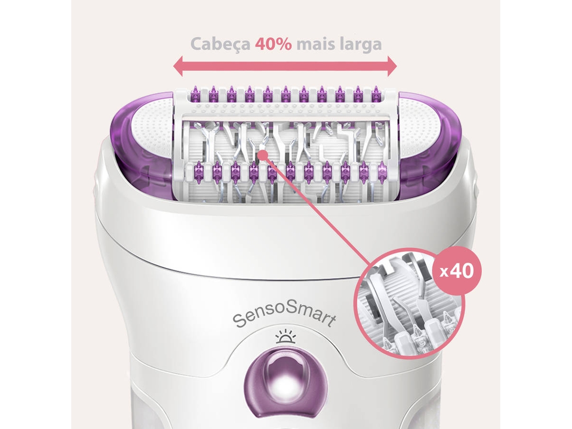Depiladora BRAUN Skil-épil 9710 SenoSmart (Arranque - Multizonas - Corrente)