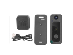 Timbre Sem Fio Com Câmera Inteligente Wifi, Áudio Bidirecional, Visão Noturna, Lente Angular Hd Para O Aplicativo Tuya