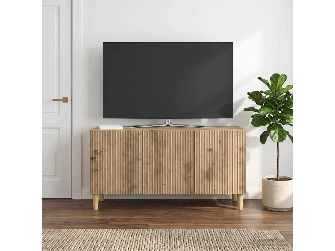 Vidaxl Gabinete para Tv Carvalho Arttisan 99 X 34,5 X 50 Cm