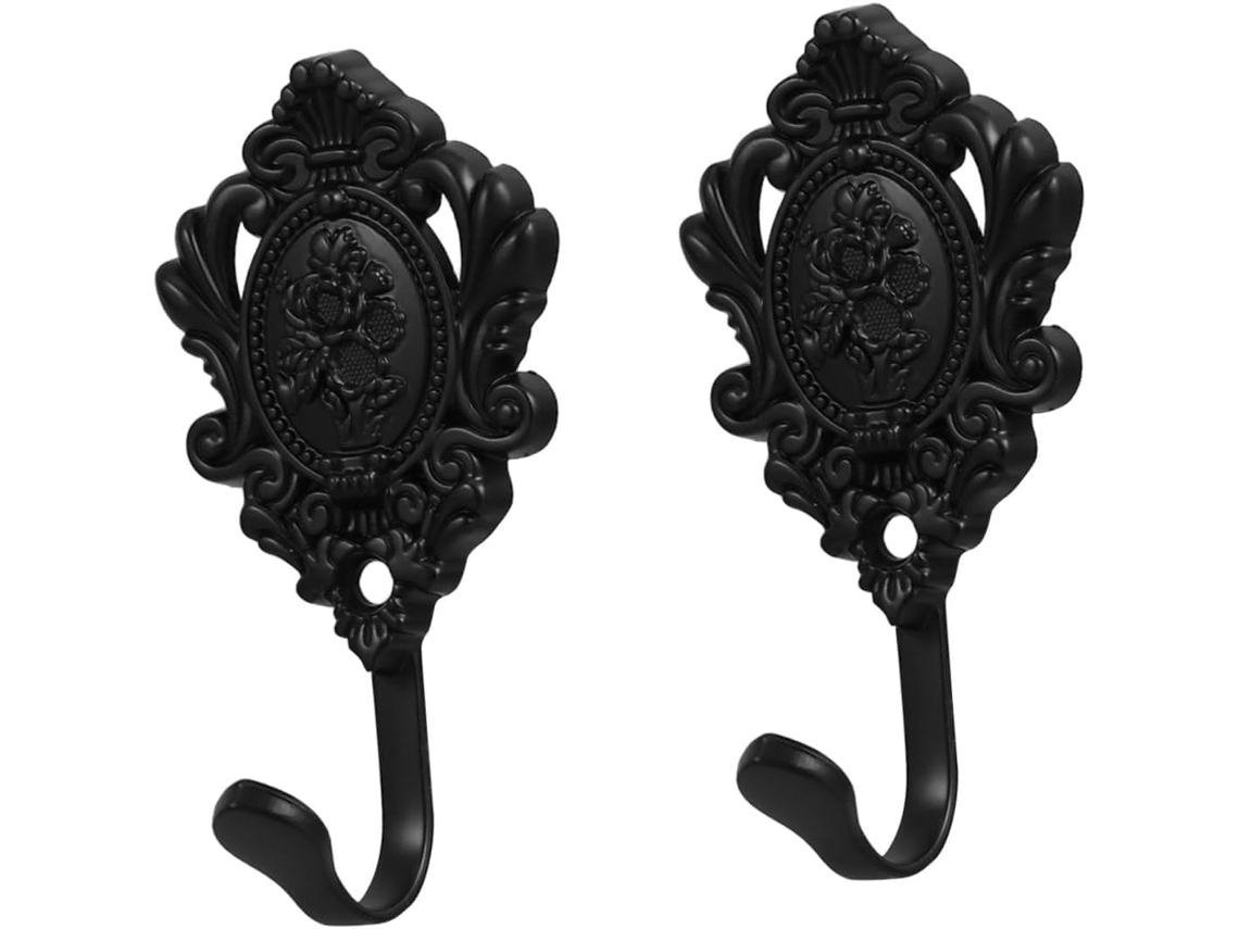 Conjunto De 2 Ganchos De Parede Vintage Para Casacos, Cachecóis
