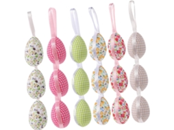 Conjunto 3 Conjuntos 18 Enfeites Coloridos Espuma Pendurar Páscoa Brinquedos Mesmo Meninos Meninas Festivos GOKOCO