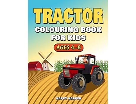 Livro Tractor Colouring Book de Harper Hall (Inglês)