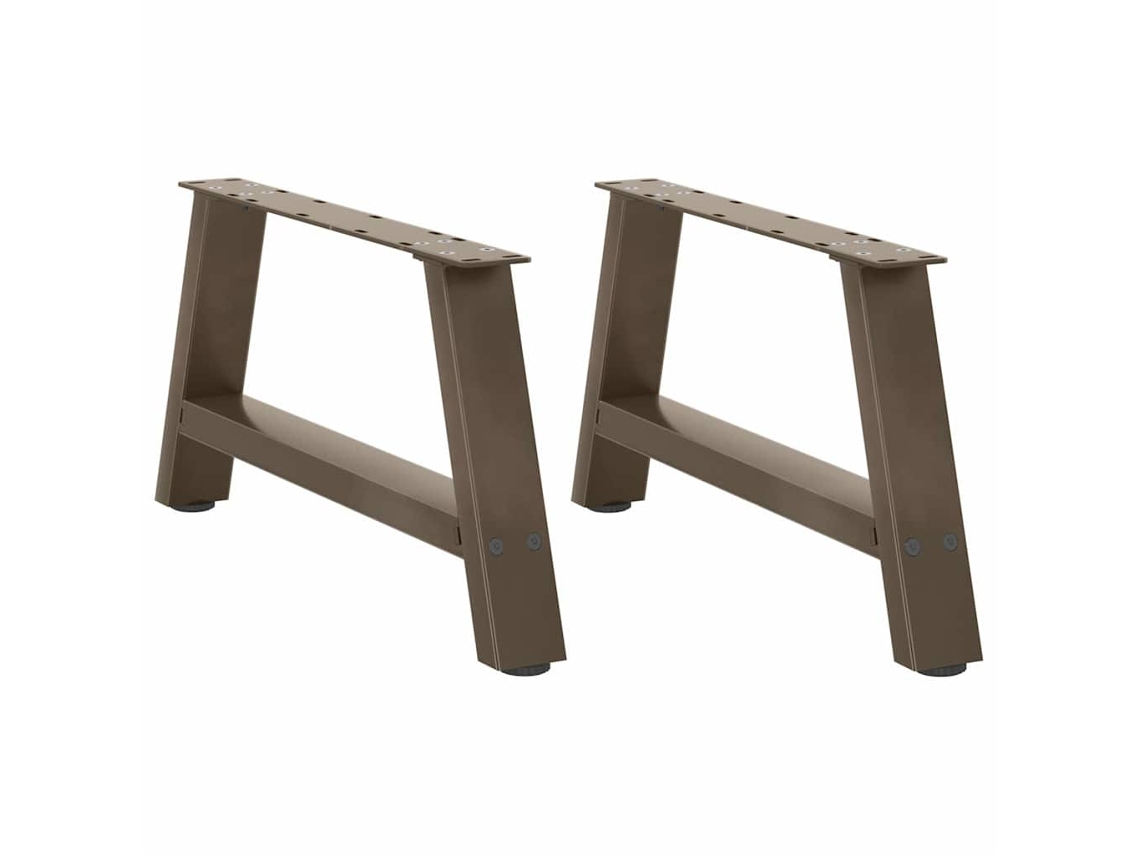 Coffee Table Leg, coffee Table Legs Vidaxl Marrom Aço (60 X (30-31) Cm)