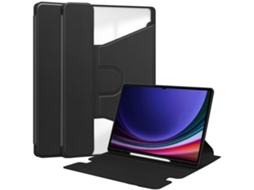 Capa Para Tablet Lurelia, Compatível Com Samsung Galaxy Tab S9 11 Giratório 360, Preto, Tpu, Suporte Giratório, Função Sono