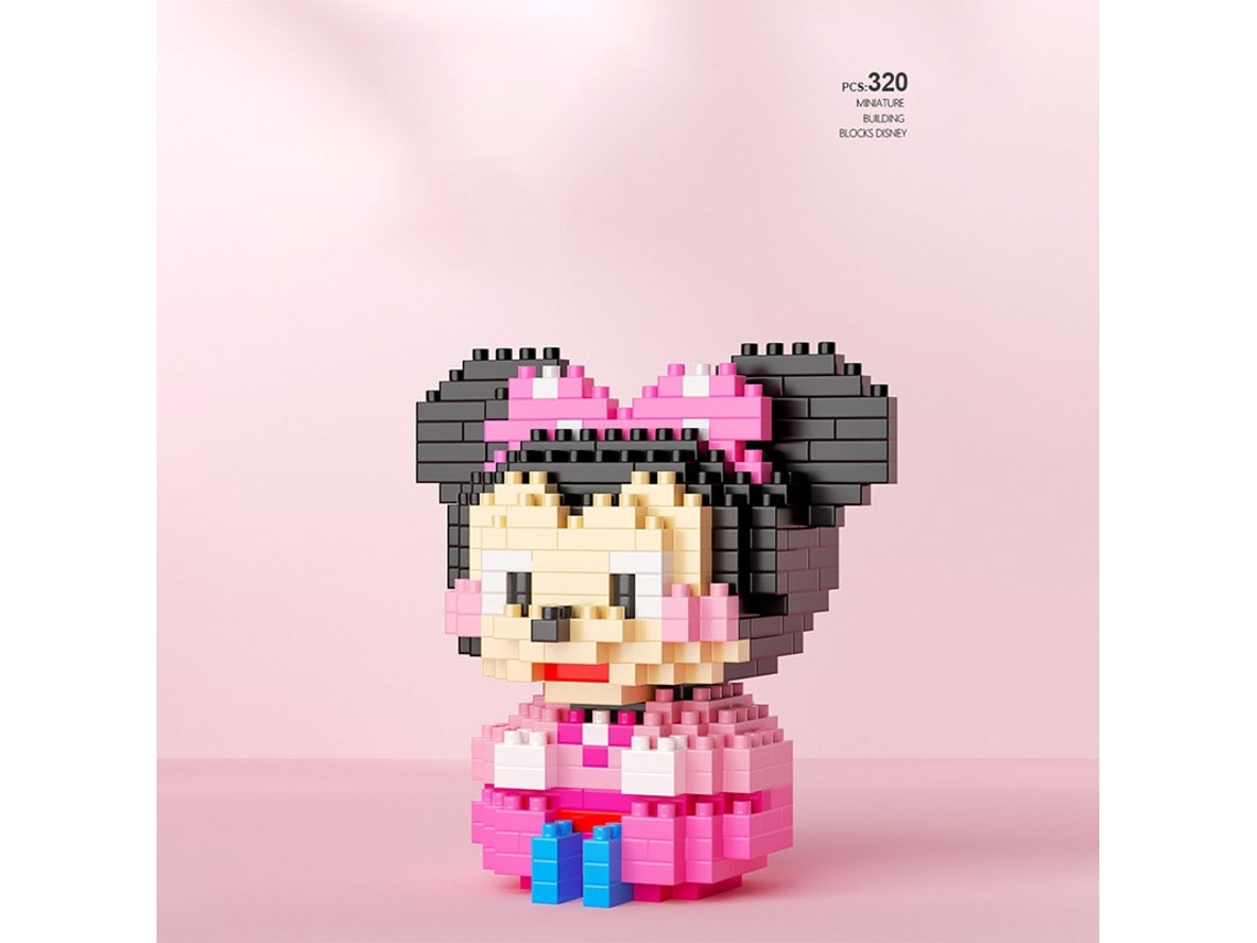 Boneco GAATPOT Diy Cartoon Doll Stellalou Linabell Mini Bricks Cartoon Anime Figures Model Series Building Blocks Educational Toy For Children