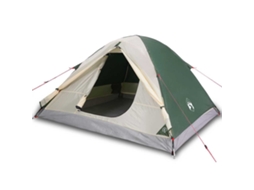 Camping Tent, Camping Tents Vidaxl Verde Poliéster (3 Pessoas)