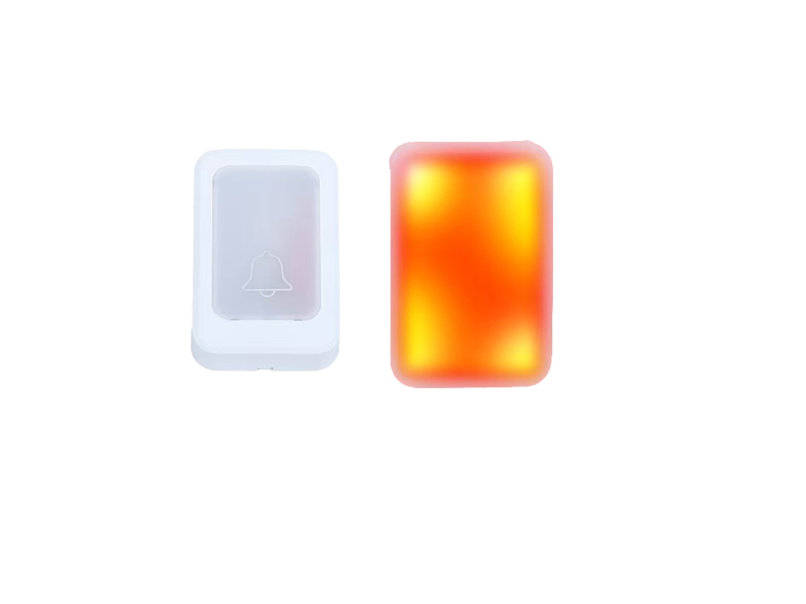 Laxiscreed Campainha Sem Fios Com Luz De Flash E Alto Volume Para Idosos E Serviços Gerais