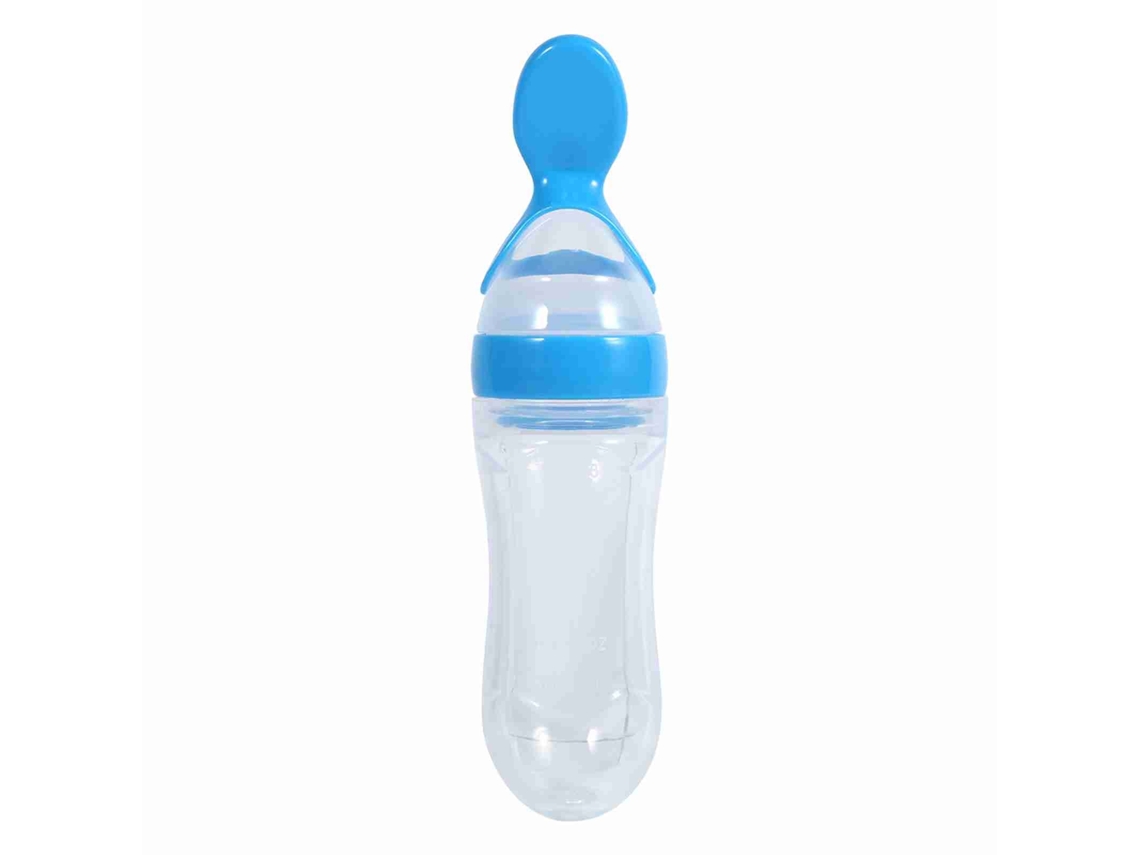 Biberão de Silicone LAXISCREED 90ml com Colher
