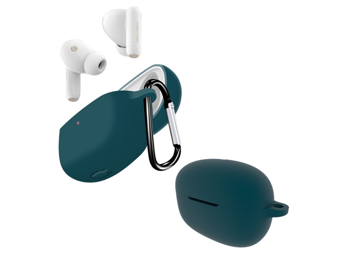 Capa Protetora Halinuia Silicone Cor Pura Modelo Xfp (compatível Edifier Xemal Fitpods, Silicone Macio Anti-queda)