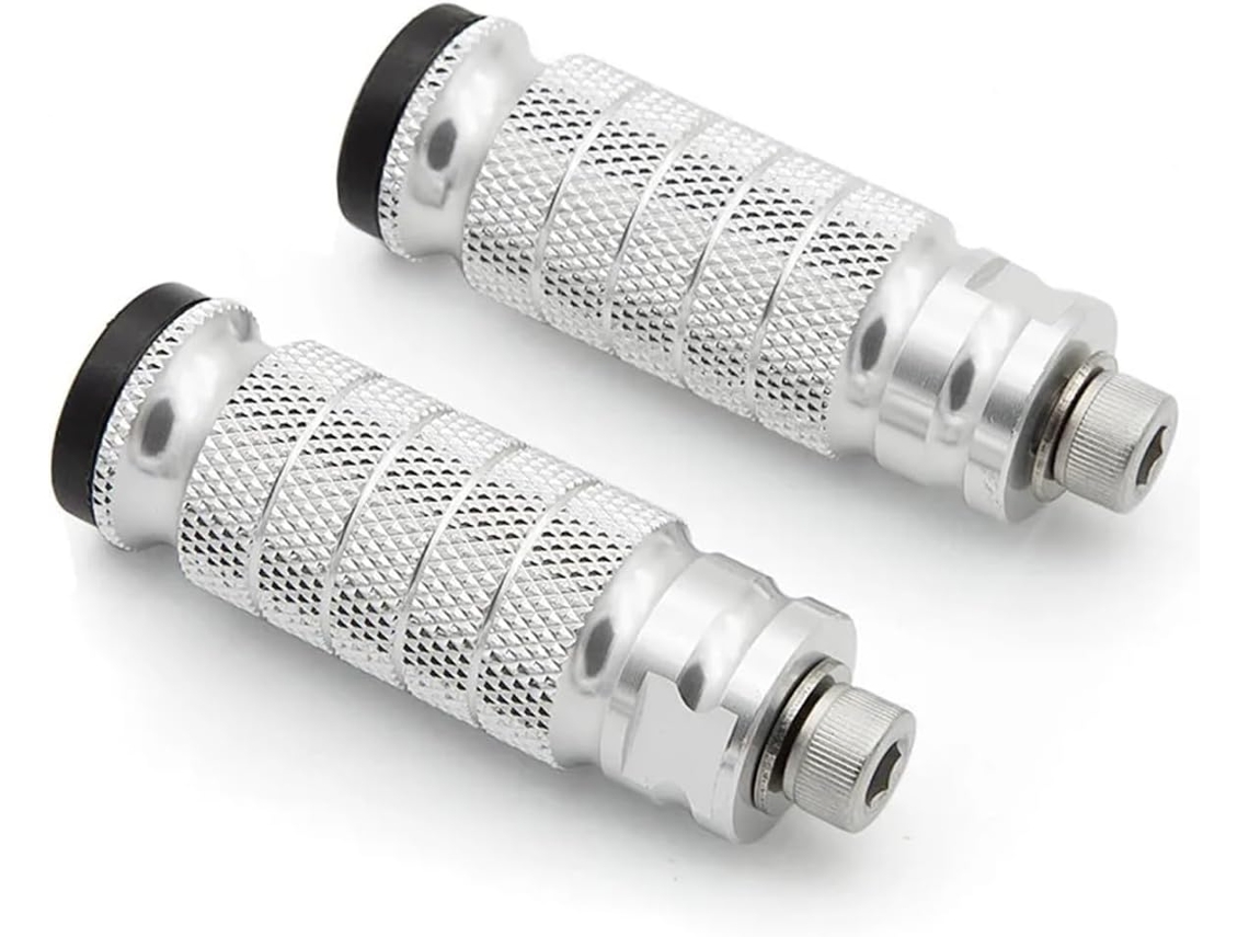 Apoios de Pés Traseiros em Alumínio Cnc Compatíveis com Kawasaki Pedais Ninja 250 Frenagem Aprimorada Maior