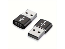 Pacote Com 2 Mini Adaptadores Usb Para Tipo C Para Transferência Rápidavayotoy
