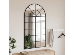 Espelho De Parede Arqueado 80x140 Cm Ferro Preto DKD HOME DECOR