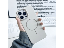 Capa Para Iphone 17 Promax Com Orifício Grande E Sucção Magnética Macia.