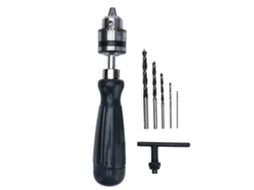 Conjunto De Broca Manual Em Aço Carbono, Furadeira Pequena Com