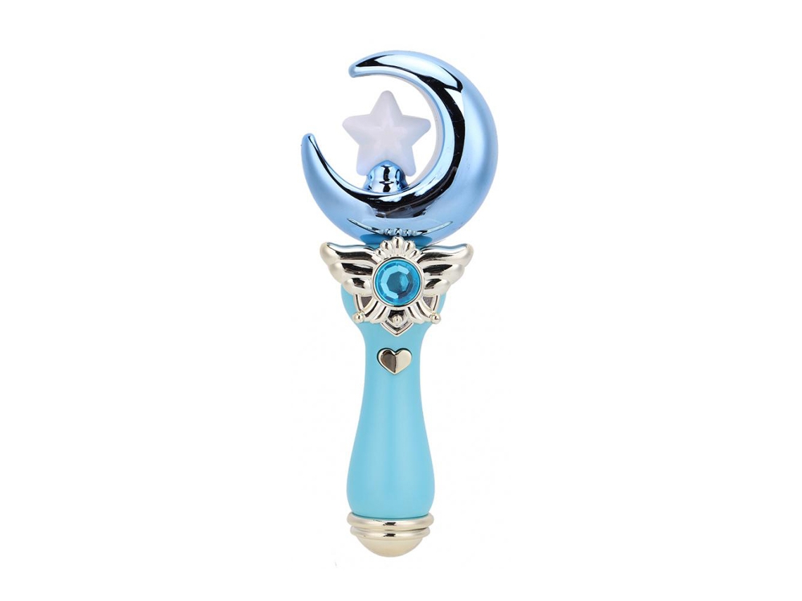 Varinha Led Princesa Com Luz E Som Brinquedo Cosplay Presente