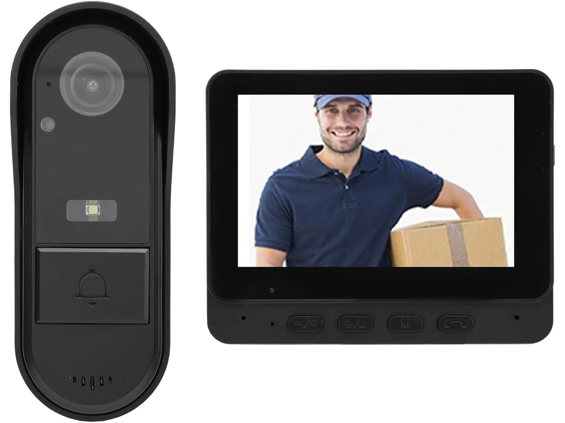 Sistema De Interfone Com Vídeo, Campainha Sem Fio Com