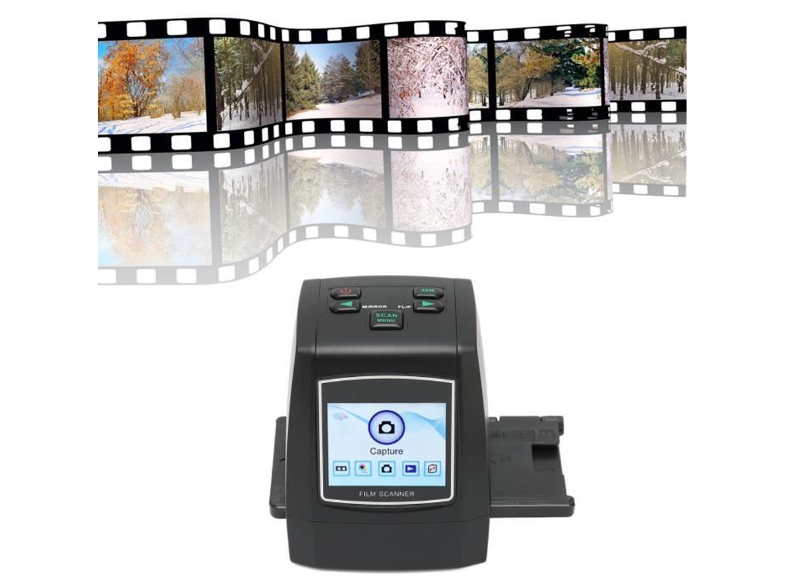 HURRISE Scanner Digital Portátil Scanner de Filme Digital com Tela Lcd de 2 4 Cores Impressora de Computador Plugue Ue
