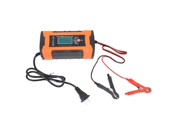 Carregador inteligente Mali 12v 24v com display LCD para carro moto cortador de grama
