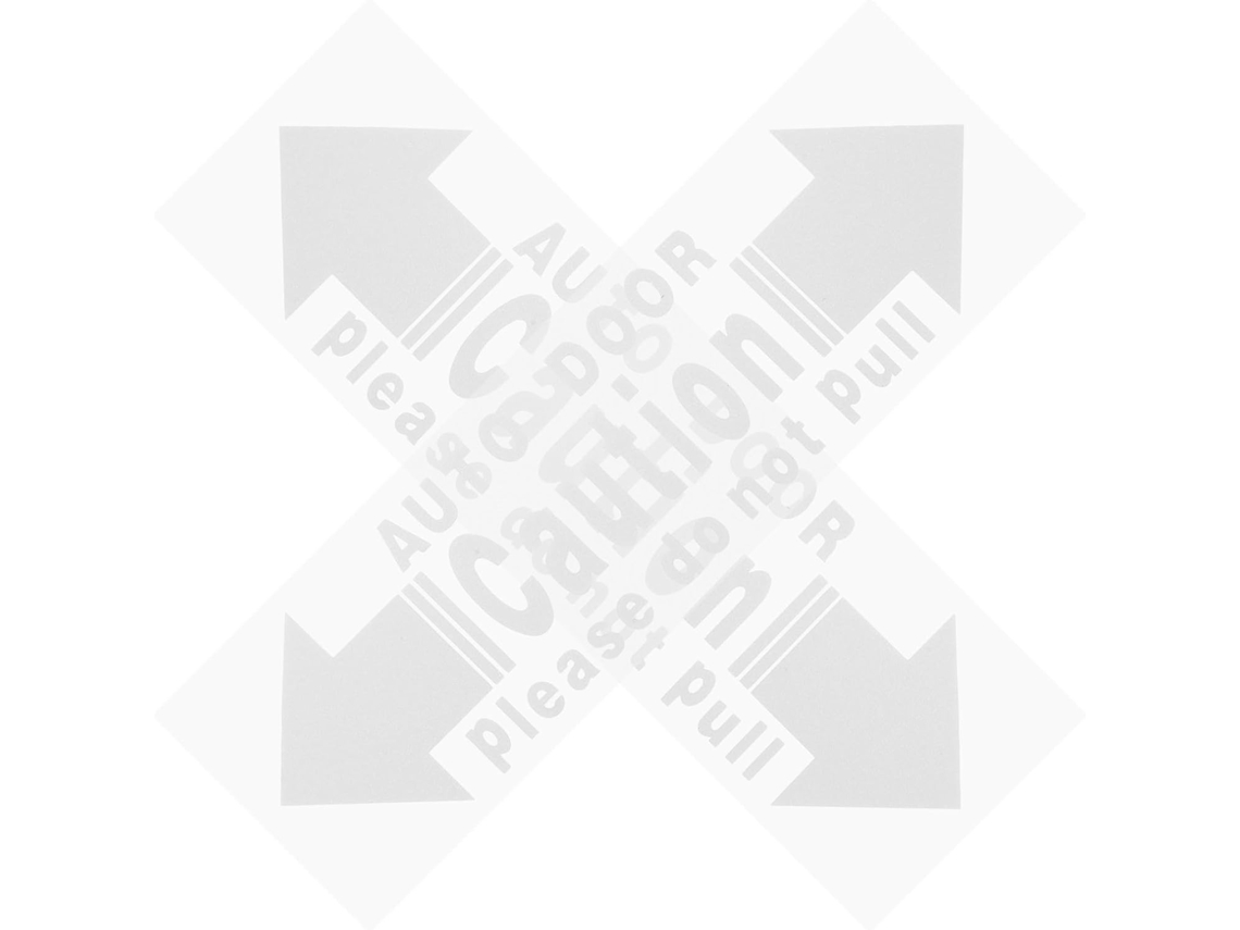Adesivos de Aviso Automático para Portas PVC Embutido Branco, Efeito