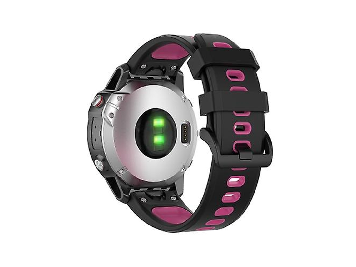 Bracelete de Smartwatch para Garmin Fenix 7/Epix Preto Rosa Vermelho VENISYMLIS