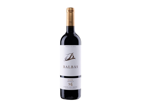 Vinho BALBÁS Tempranillo Ribera del Duero Reserva (0.75 L - 1 Unidade)