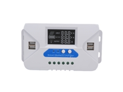 Controlador de carga solar (adaptável a 12V/24V, feito de placa de alumínio)