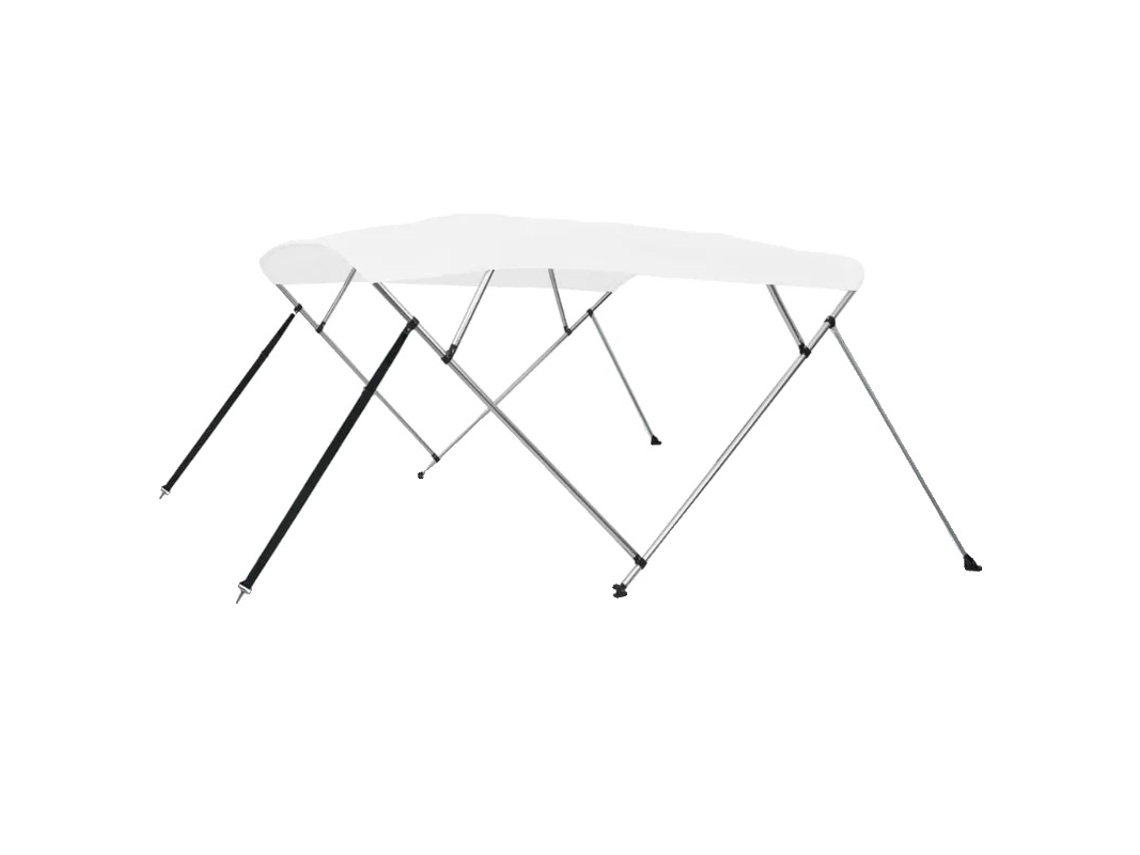 Teto Bimini, Proteção Uv, Instalação Fácil, Branco
