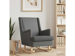 Vidaxl Cadeira De Baloiço Cinza Escuro 62 X 80 X 85 Cm Tecido