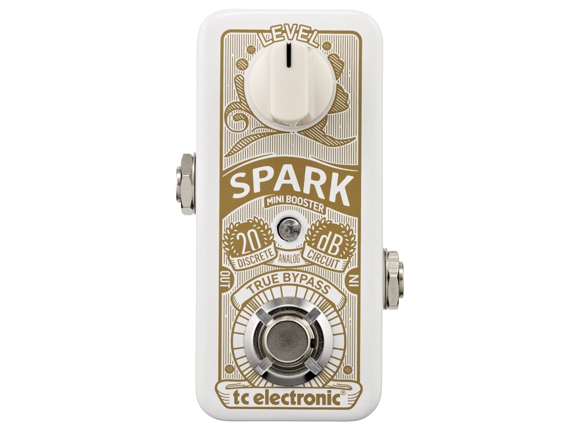 Spark Mini Pedal de Efeitos Branco Tc Electronic