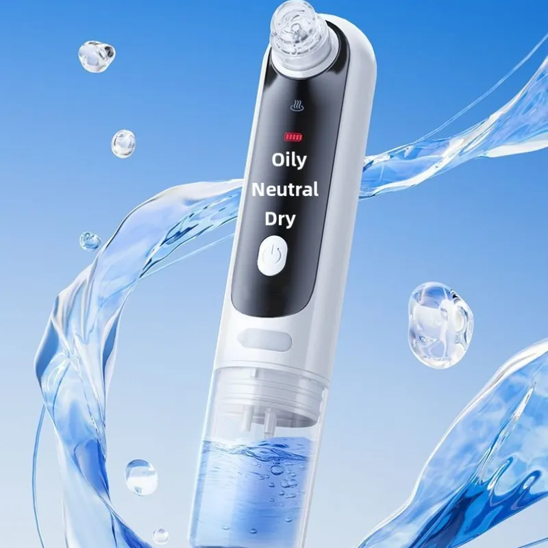 Aspirador Cravos Microbolhas Branco Limpeza Poros Facial Espinhas Cravos Caseiro WEBPLAT