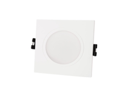 Aro Downlight Quadrado Ip65 para Lâmpada Led Gu10 / Gu5.3 Corte Ø75 Mm Maxis LEDKIA