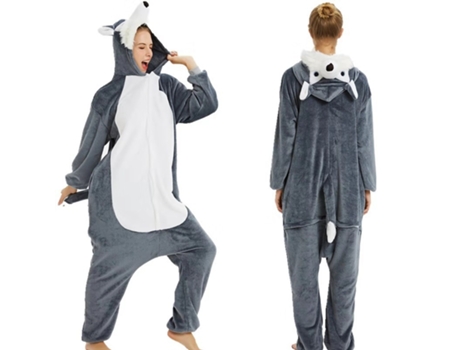 Pijama de Mulher FPSP Roupa de Dormir de Uma Peça Ice Wave Chain-Xl (XL)