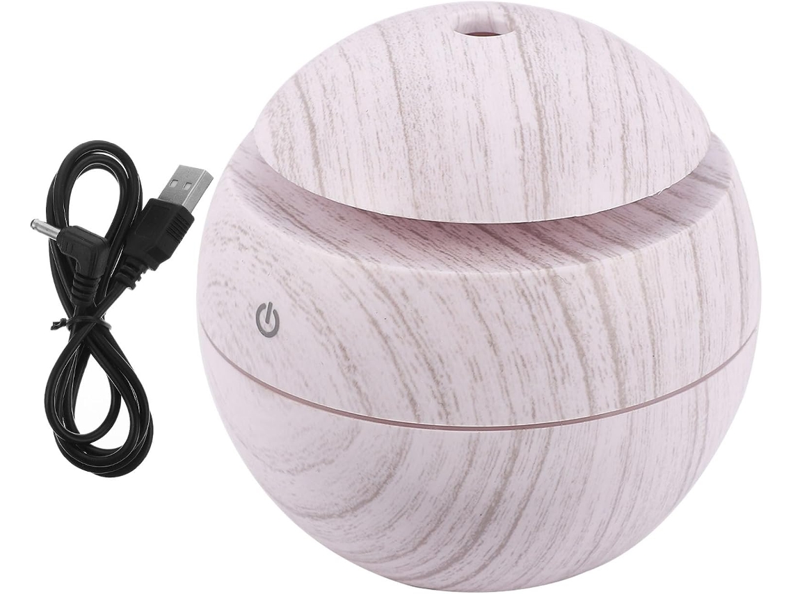Difusor de óleos essenciais Hemobllo Night Light, capacidade de 130ml, com umidificador.