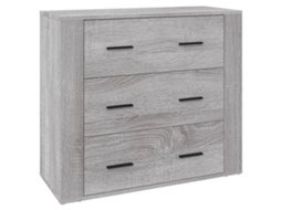 Sideboard, Sideboards Vidaxl Cinzeto Madeira Processada (n/a)