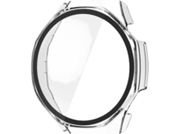 Capa Protetora Tpu Para Huawei Watch Gt5 Pro 46mm Com Película Protetora De Ecrã. Transparente Hexinyigjly