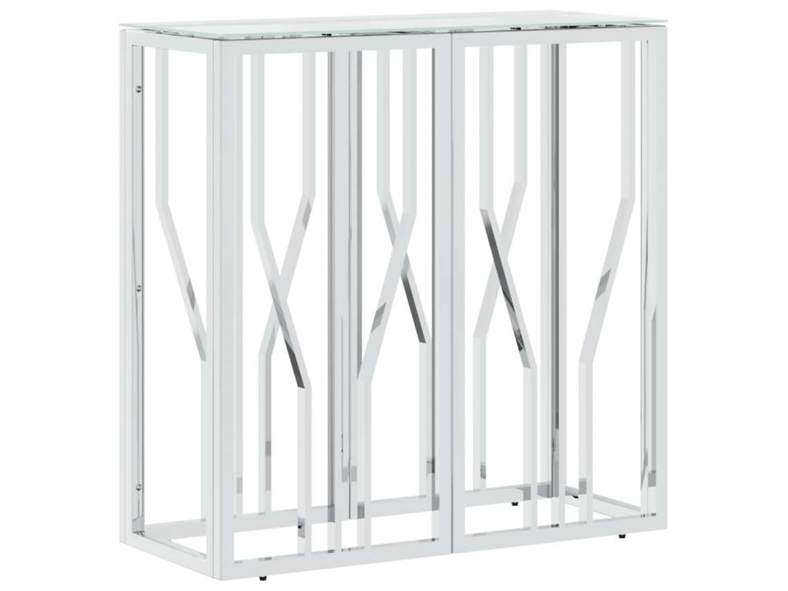 Console Table, Console Tables Vidaxl Prateado Aço Inoxidável (n/a)