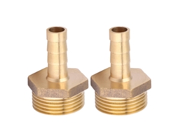 2 Peças Conector De Rosca Macho G3/4 De Latão Com Barba Para Tubos, 10mm, Gás E Líquido