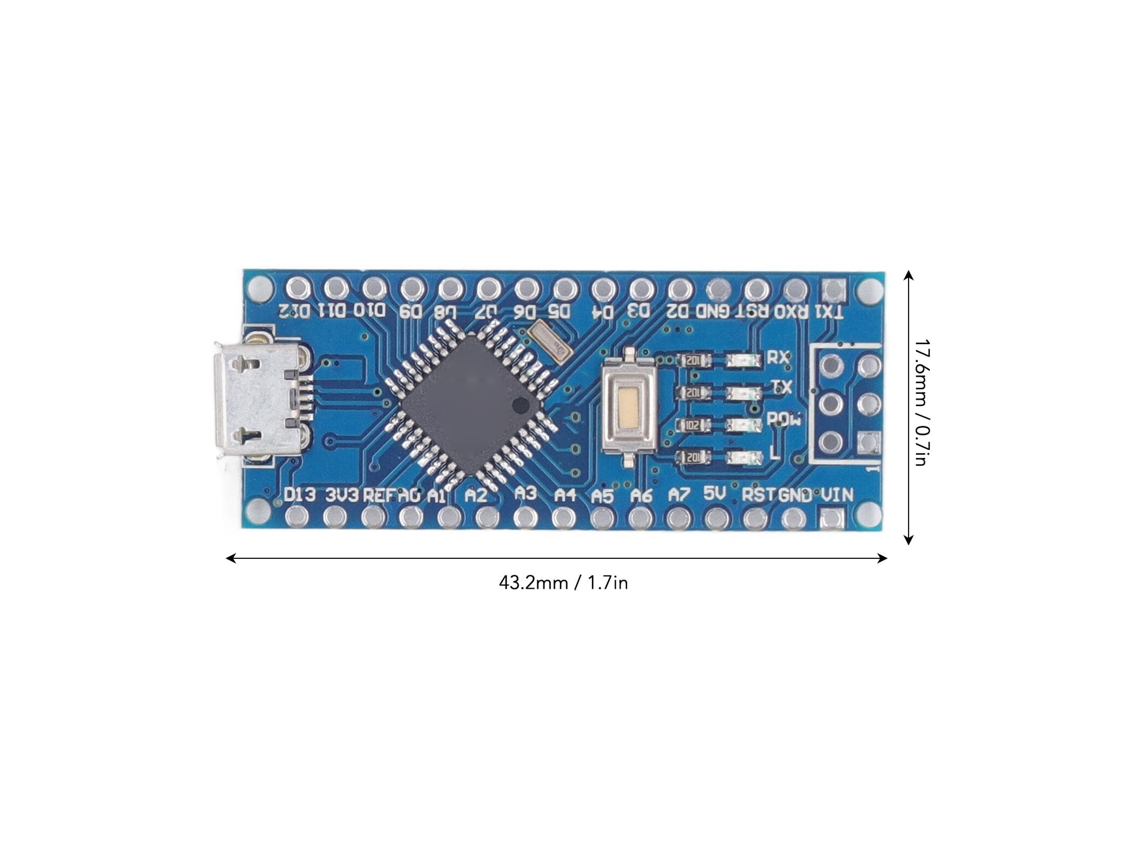 Laxiscreed Placa De Desenvolvimento Com Conector Micro Usb E Pinos Para Projetos Diy