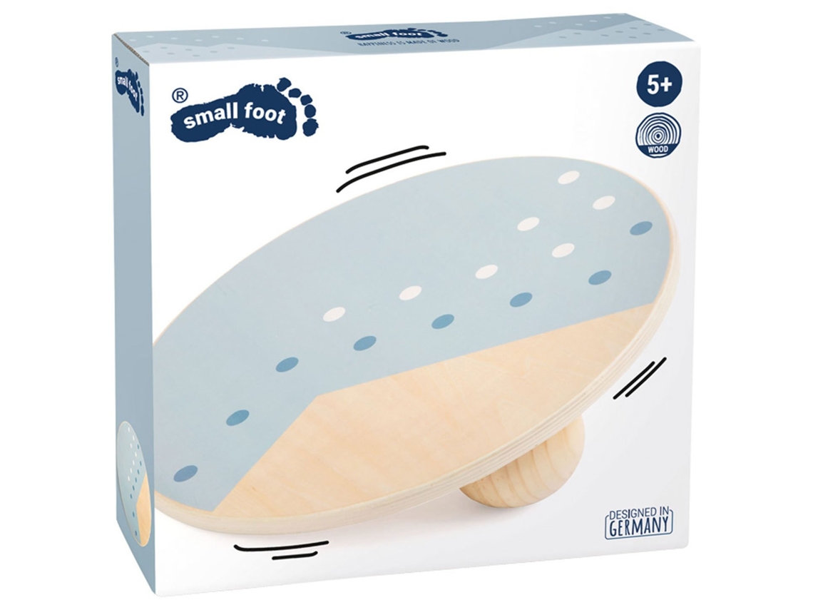 Prancha De Equilíbrio De Madeira Small Foot Azul Brinquedo De Equilíbrio Para Crianças