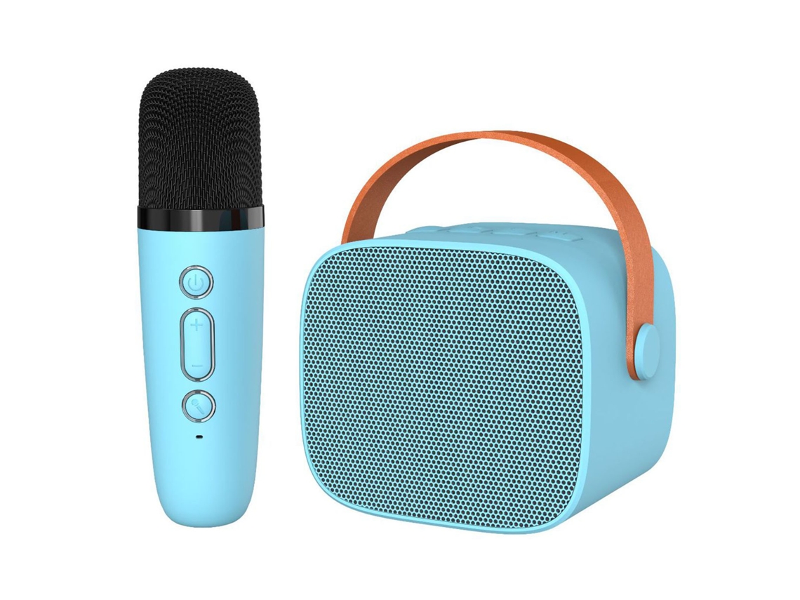 Caixa de Som Ktv Bluetooth LAXISCREED Portátil com Microfone
