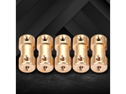 Conector De Eixo De Cobre Motor 3.175-4mm 5pcs