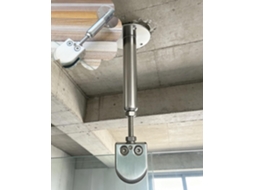 Braço Telescópico De Suporte Para Box Vidro 8a 12mm, Para Barras De Vidro Teto