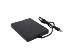 Unidade de Disquete Usb Externa Portátil Universal 1 44 Mb Fdd HURRISE Branco Plug And Play