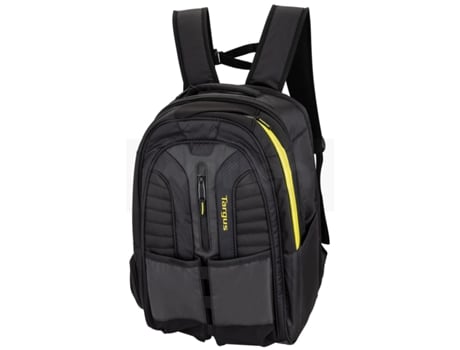 MOCHILA WORK AND PLAY RACKETS BLACK/ YELLOW 15.6 SALDOS