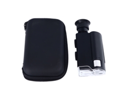 Microscópio Clip para Celular 50x com Luz LED | S/MARCA